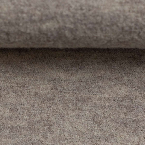 Pure boiled wool melange “light beige”