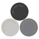 Multi - Modern Gold Stickers (3 Stück)