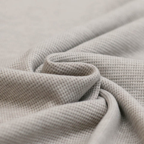 Jersey tricoté gaufré mélangé « Beige »