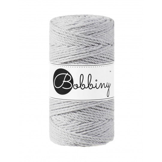 Light Gray / MACRAME CORD 3PLY 3MM 100M 