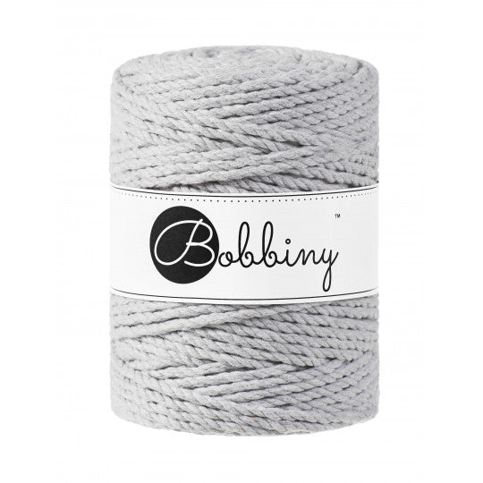 Light Grey / MAKRAMEE-SCHNÜRE 3PLY 5MM 100M