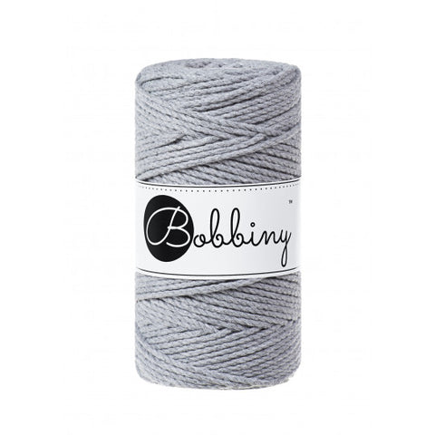 Silver / MACRAMEE CORD 3PLY 3MM 100M 