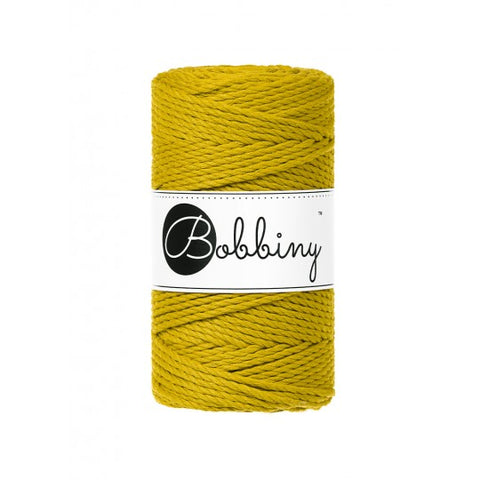 Spicy Yellow  / MAKRAMEE-SCHNÜRE 3PLY 3MM 100M
