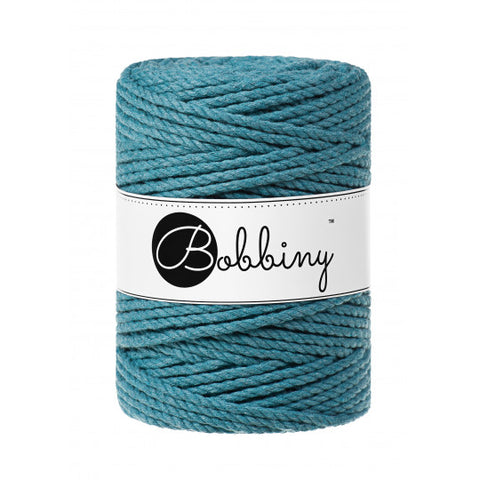 Teal / MACRAME CORD 3PLY 5MM 100M 