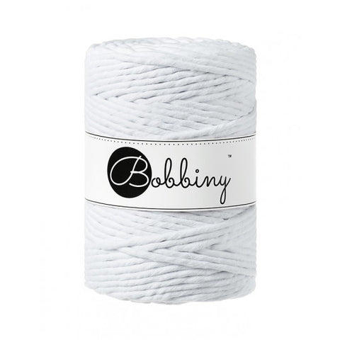 White / MACRAME CORD 5MM 100M 