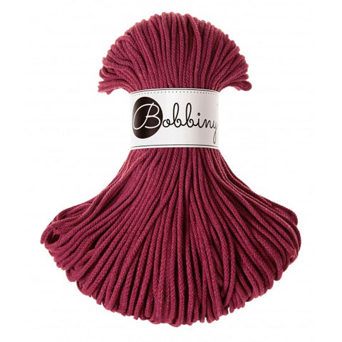 Wine red / braided cord 3MM 100M 