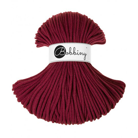 Wine Red / braided cord 5MM 100M 